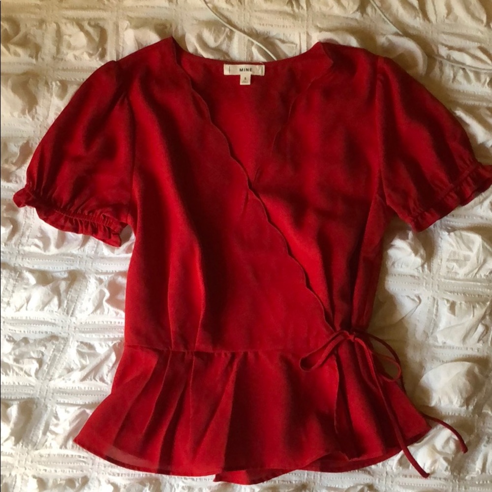 Francesca’s wrap top